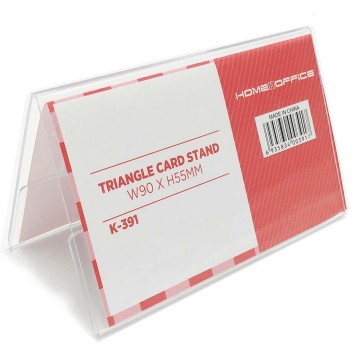 HnO Triangle Double-Sided Card Stand (90 x 55mm)