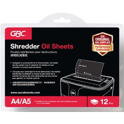 Shredder Oil Sheets (12 Sheets) Shredder Oil Sheets (12 Sheets)
