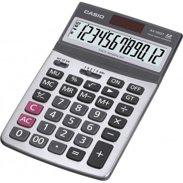 Casio Adjustable Calculator (178.5 x 107 x 26.1mm) AX-120ST 12 Digits