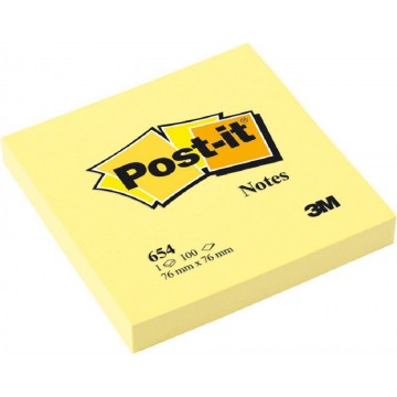 3M Post-it Notes 654CY (3" x 3")