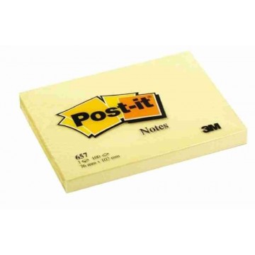 3M Post-it Notes 657CY (3" x 4")