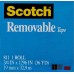 3M Scotch Removable Magic Tape (19mm x 32.9m) - 1