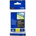Brother P-Touch Laminated TZe-335 Tape 12mm White on Black - 1