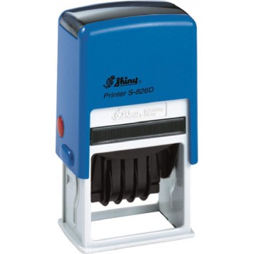 Shiny S-826D Custom-Made Self-Inking Stamp (41 x 24mm)