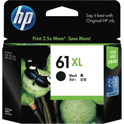 HP Ink Cartridge (61XL) Black
