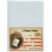 HnO PVC L-Shape Folder (25 Folders) FS/F4 Clear - 1
