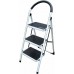 3-Step Foldable Steel Ladder w/Grip - 1