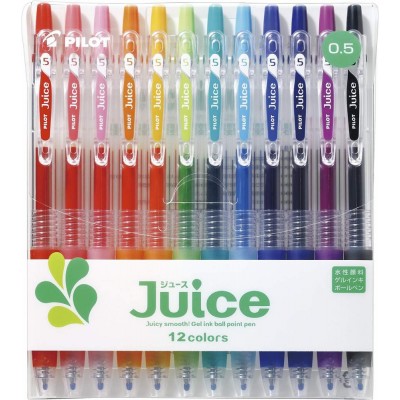 Pilot Juice Gel Ink Pen 0.5mm Retractable 12'S