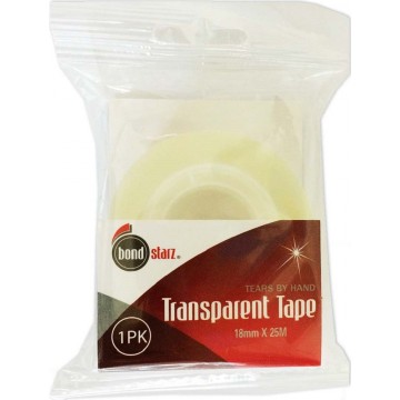 Bondstarz Transparent Tape (18mm x 25m)