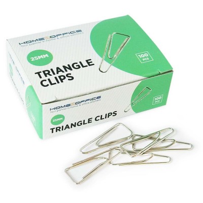 HnO Triangle Paper Clip 25mm 100'S