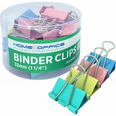 HnO Colour Binder Clip (32mm, 1-1/4") 24'S