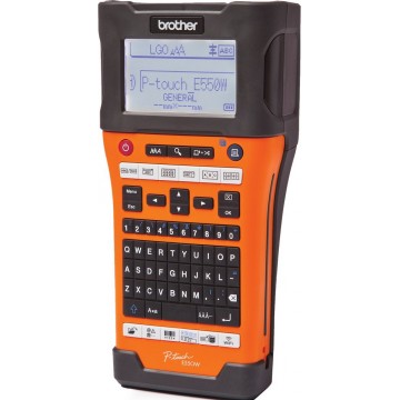 Brother P-Touch Wireless Industrial Handheld Labeller PT-E550W