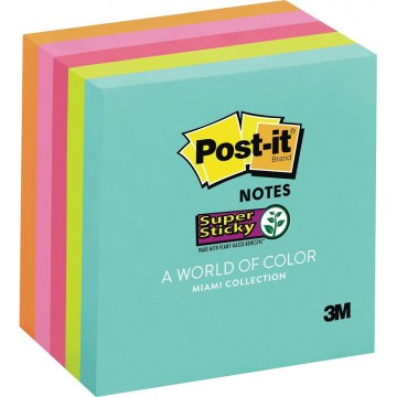 3M Post-it Super Sticky Notes 654-5SSMIA (3