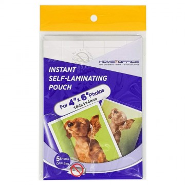 HnO Self-Sealing Laminating Pouch 5'S (4" x 6")