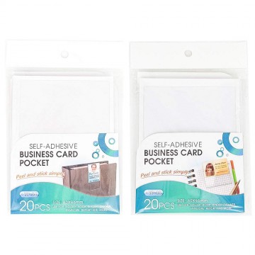 Adhesive Name Card Pocket 20's