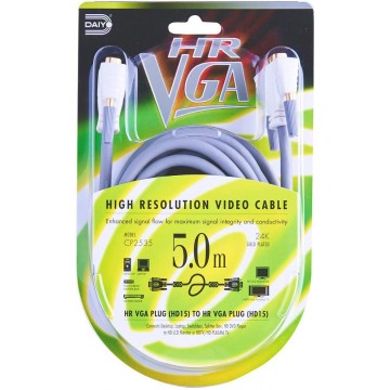 Daiyo High Resolution VGA Cable 5.0m