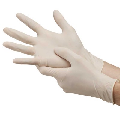 Disposable Glove Latex (Powder Free) 100's