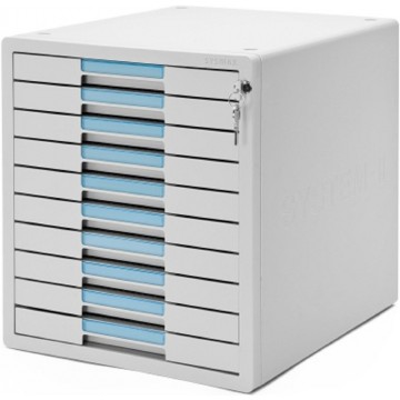 Sysmax 10-Drawer File Cabinet (300 x 355 x 332mm)