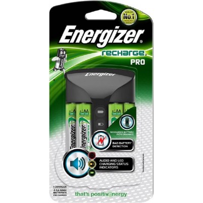 Energizer Recharge Pro Charger w/4 x AA Rechargeable Battery