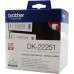 Brother Label Tape DK-22251 (62mm Continuous) Red/Black - 1