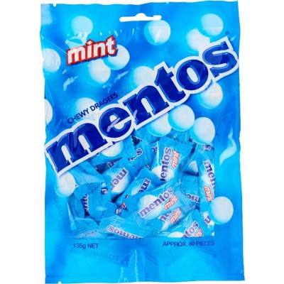 Mentos Chewy Dragees Mint 50'S