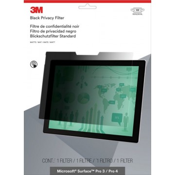 3M Black Privacy Filter (215 x 306mm) for Microsoft Surface Laptop 4 - Pre-Order Only