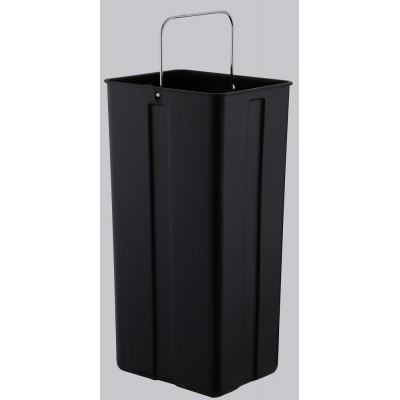 Stainless Steel Waste Bin w/Pedal (26.0 x 25.5 x 49.5cm) 15L