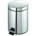 Round Stainless Steel Waste Bin w/Pedal (25.2 x 39.0cm) 12L - 1