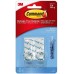 3M Command 17095CLR-ES Damage-Free Hanging Clear Crystal Hook Medium 2'S 900g - 1