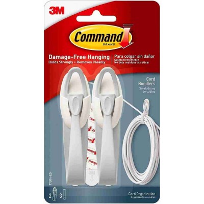 3M Command 17304 Damage-Free Hanging Cord Bundlers 2'S 900g