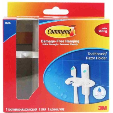 3M Command Damage-Free Hanging Toothbrush Holder 900g