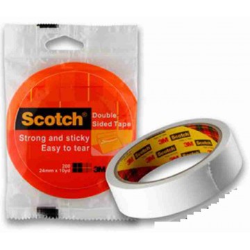 3M Scotch Double-Sided Tissue Tape 200/2410 (24mm x 10YD)