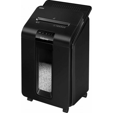 Fellowes Autofeed Shredder AutoMax-100M Mini Cross Cut 100 Sheets