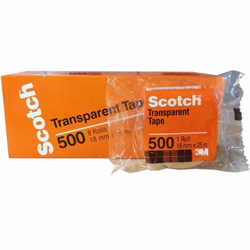 3M Scotch Transparent Tape (8 Rolls) 1
