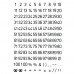 Herma Numbers 5mm 1-100 Weatherproof Film Transparent Black 2S - 1