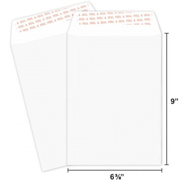 White Envelope C5 (A5) Peel & Seal 500'S