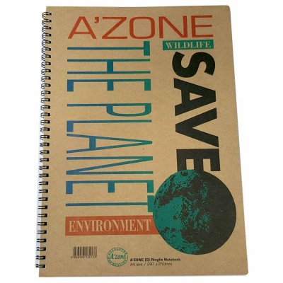 Azone Save The Planet Ring Notebook A4