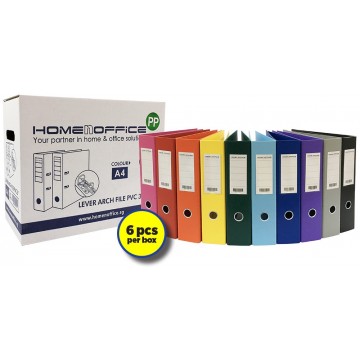 HnO Lever Arch File PVC (6 Files) 3" A4