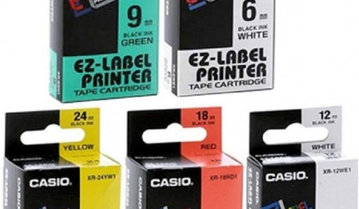 Casio EZ-Label Printer Tape Cartridge 9mm