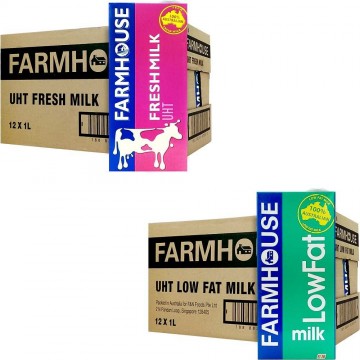 Farmhouse UHT Milk (12 Packs) 1L