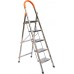 5-Step Foldable Aluminium Anti-Slip Ladder 1220mm - 1