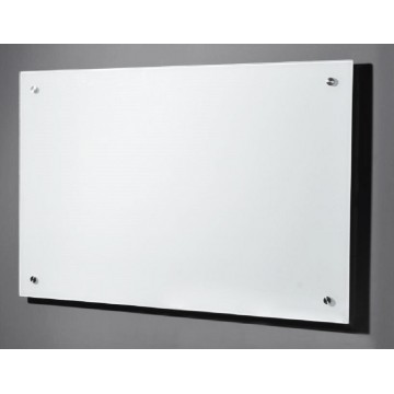 Magnetic Tempered Glass Board w/Spacers (90 x 120cm) Premium-White - With Installation