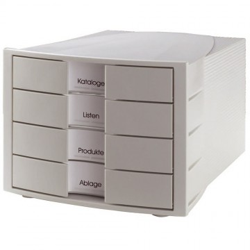 HAN File Cabinet 4 Drawers (368 x 294 x 235mm) Grey