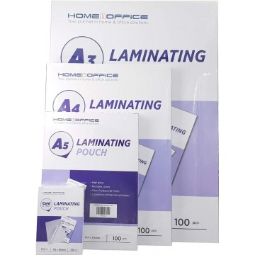 HnO 125MIC Laminating Pouch 100'S (65 x 95mm)