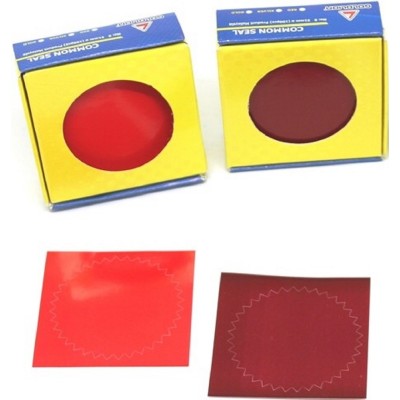 Notarial Common Seal (100 Seals) 51mm (Red, Maroon)