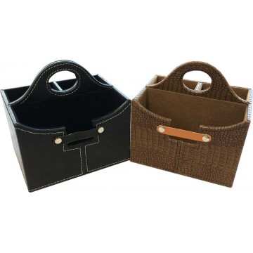 PU Leather Storage Carrier