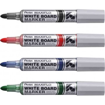 Pentel Maxiflo Whiteboard Marker Bullet Broad