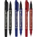 Pentel Permanent Twin Tip Marker (Fine & Extra Fine) - 1