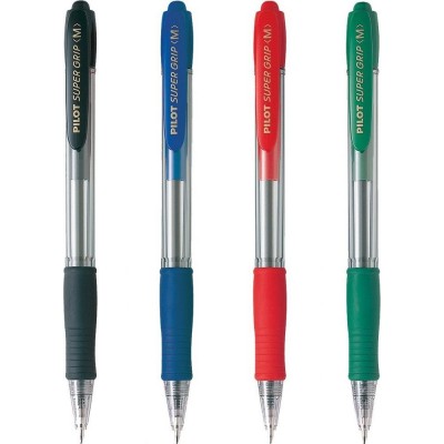 Pilot Super Grip Ballpoint Pen Medium Retractable