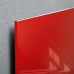 Sigel Magnetic Glass Board artverum (30 x 30 x 1.5cm) Red - With Installation - 2